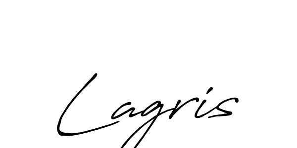 See photos of Lagris official signature by Spectra . Check more albums & portfolios. Read reviews & check more about Antro_Vectra_Bolder font. Lagris signature style 7 images and pictures png