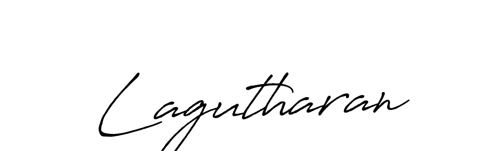 How to make Lagutharan signature? Antro_Vectra_Bolder is a professional autograph style. Create handwritten signature for Lagutharan name. Lagutharan signature style 7 images and pictures png