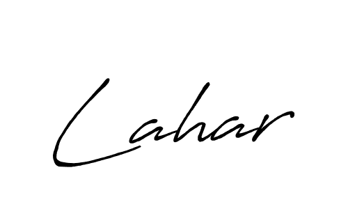 You should practise on your own different ways (Antro_Vectra_Bolder) to write your name (Lahar) in signature. don't let someone else do it for you. Lahar signature style 7 images and pictures png