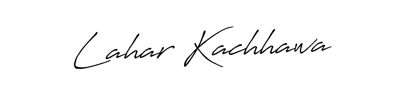 Also we have Lahar Kachhawa name is the best signature style. Create professional handwritten signature collection using Antro_Vectra_Bolder autograph style. Lahar Kachhawa signature style 7 images and pictures png