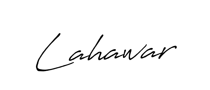 How to make Lahawar signature? Antro_Vectra_Bolder is a professional autograph style. Create handwritten signature for Lahawar name. Lahawar signature style 7 images and pictures png