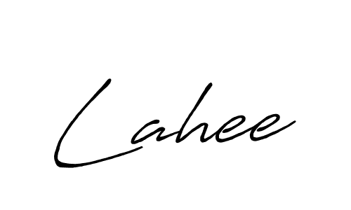 Design your own signature with our free online signature maker. With this signature software, you can create a handwritten (Antro_Vectra_Bolder) signature for name Lahee. Lahee signature style 7 images and pictures png
