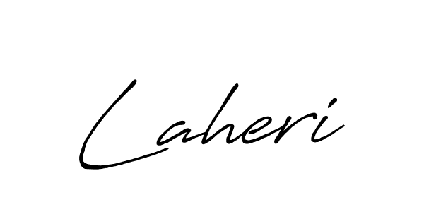 How to make Laheri name signature. Use Antro_Vectra_Bolder style for creating short signs online. This is the latest handwritten sign. Laheri signature style 7 images and pictures png