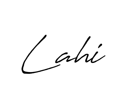 Also we have Lahi name is the best signature style. Create professional handwritten signature collection using Antro_Vectra_Bolder autograph style. Lahi signature style 7 images and pictures png