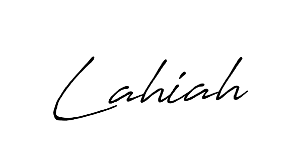 You should practise on your own different ways (Antro_Vectra_Bolder) to write your name (Lahiah) in signature. don't let someone else do it for you. Lahiah signature style 7 images and pictures png