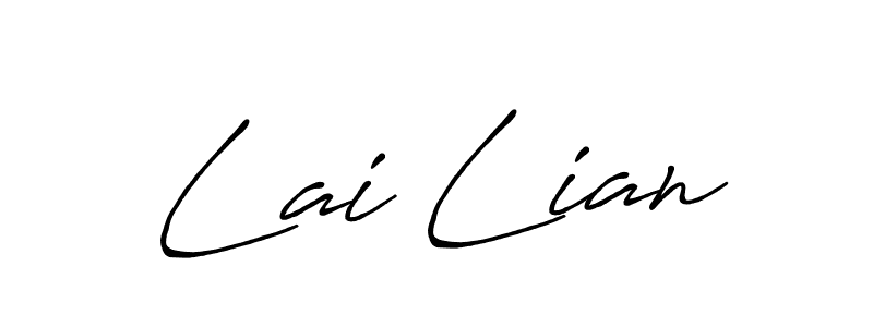 It looks lik you need a new signature style for name Lai Lian. Design unique handwritten (Antro_Vectra_Bolder) signature with our free signature maker in just a few clicks. Lai Lian signature style 7 images and pictures png