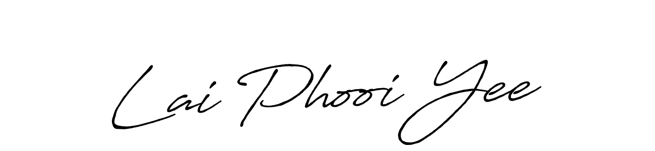 Also You can easily find your signature by using the search form. We will create Lai Phooi Yee name handwritten signature images for you free of cost using Antro_Vectra_Bolder sign style. Lai Phooi Yee signature style 7 images and pictures png
