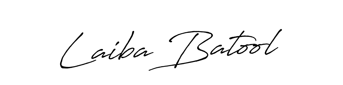 How to Draw Laiba Batool signature style? Antro_Vectra_Bolder is a latest design signature styles for name Laiba Batool. Laiba Batool signature style 7 images and pictures png