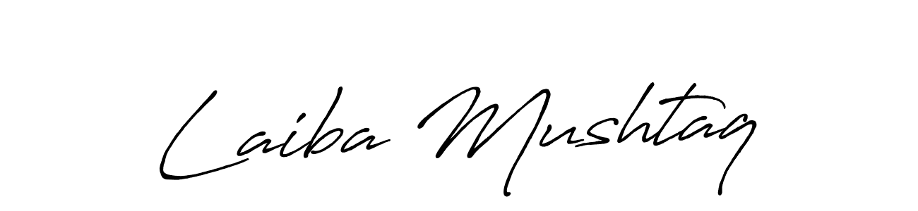 How to make Laiba Mushtaq signature? Antro_Vectra_Bolder is a professional autograph style. Create handwritten signature for Laiba Mushtaq name. Laiba Mushtaq signature style 7 images and pictures png