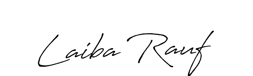 Also we have Laiba Rauf name is the best signature style. Create professional handwritten signature collection using Antro_Vectra_Bolder autograph style. Laiba Rauf signature style 7 images and pictures png