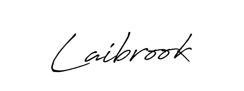 How to make Laibrook name signature. Use Antro_Vectra_Bolder style for creating short signs online. This is the latest handwritten sign. Laibrook signature style 7 images and pictures png