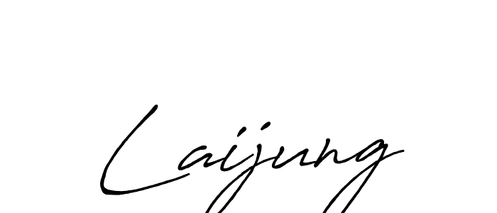 The best way (Antro_Vectra_Bolder) to make a short signature is to pick only two or three words in your name. The name Laijung include a total of six letters. For converting this name. Laijung signature style 7 images and pictures png