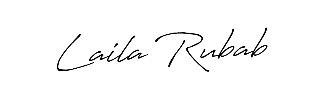 How to make Laila Rubab signature? Antro_Vectra_Bolder is a professional autograph style. Create handwritten signature for Laila Rubab name. Laila Rubab signature style 7 images and pictures png