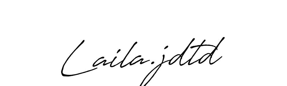 The best way (Antro_Vectra_Bolder) to make a short signature is to pick only two or three words in your name. The name Laila.jdtd include a total of six letters. For converting this name. Laila.jdtd signature style 7 images and pictures png