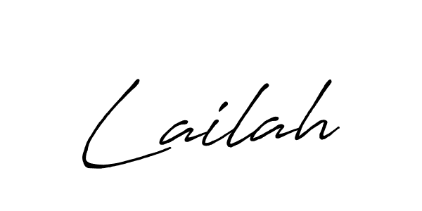 Lailah stylish signature style. Best Handwritten Sign (Antro_Vectra_Bolder) for my name. Handwritten Signature Collection Ideas for my name Lailah. Lailah signature style 7 images and pictures png