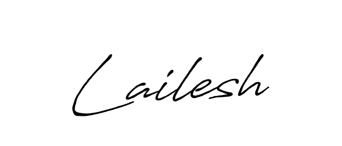 How to make Lailesh name signature. Use Antro_Vectra_Bolder style for creating short signs online. This is the latest handwritten sign. Lailesh signature style 7 images and pictures png