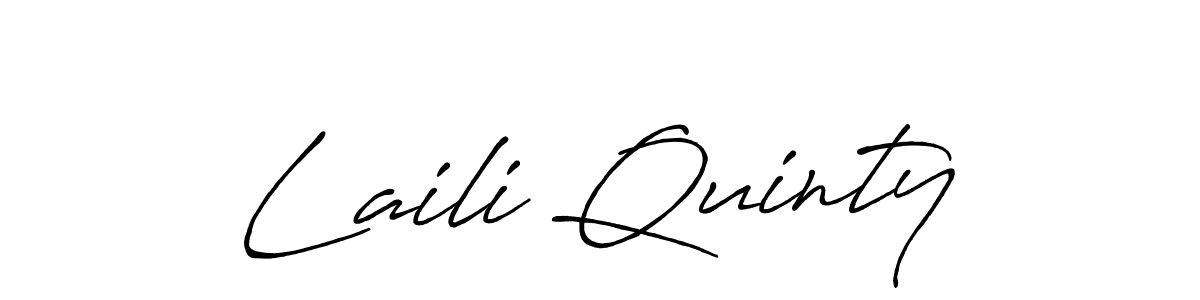 Make a beautiful signature design for name Laili Quinty. Use this online signature maker to create a handwritten signature for free. Laili Quinty signature style 7 images and pictures png