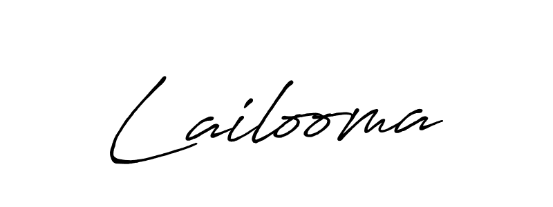 Design your own signature with our free online signature maker. With this signature software, you can create a handwritten (Antro_Vectra_Bolder) signature for name Lailooma. Lailooma signature style 7 images and pictures png