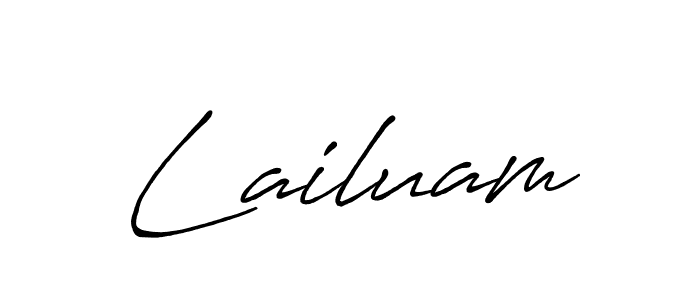 How to make Lailuam signature? Antro_Vectra_Bolder is a professional autograph style. Create handwritten signature for Lailuam name. Lailuam signature style 7 images and pictures png