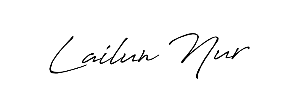 You can use this online signature creator to create a handwritten signature for the name Lailun Nur. This is the best online autograph maker. Lailun Nur signature style 7 images and pictures png
