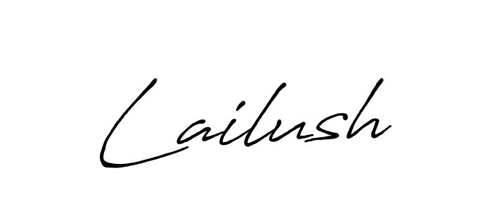 if you are searching for the best signature style for your name Lailush. so please give up your signature search. here we have designed multiple signature styles  using Antro_Vectra_Bolder. Lailush signature style 7 images and pictures png