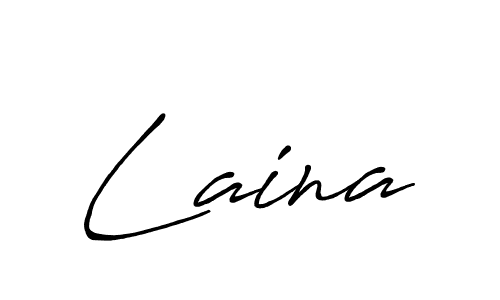 The best way (Antro_Vectra_Bolder) to make a short signature is to pick only two or three words in your name. The name Laina include a total of six letters. For converting this name. Laina signature style 7 images and pictures png