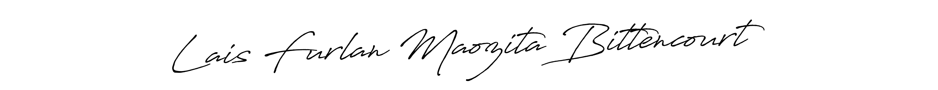 How to make Lais Furlan Maozita Bittencourt signature? Antro_Vectra_Bolder is a professional autograph style. Create handwritten signature for Lais Furlan Maozita Bittencourt name. Lais Furlan Maozita Bittencourt signature style 7 images and pictures png