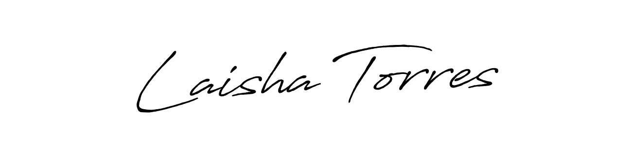 Once you've used our free online signature maker to create your best signature Antro_Vectra_Bolder style, it's time to enjoy all of the benefits that Laisha Torres name signing documents. Laisha Torres signature style 7 images and pictures png