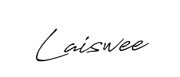 Create a beautiful signature design for name Laiswee. With this signature (Antro_Vectra_Bolder) fonts, you can make a handwritten signature for free. Laiswee signature style 7 images and pictures png