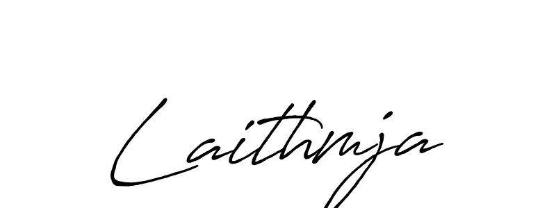 How to make Laithmja signature? Antro_Vectra_Bolder is a professional autograph style. Create handwritten signature for Laithmja name. Laithmja signature style 7 images and pictures png