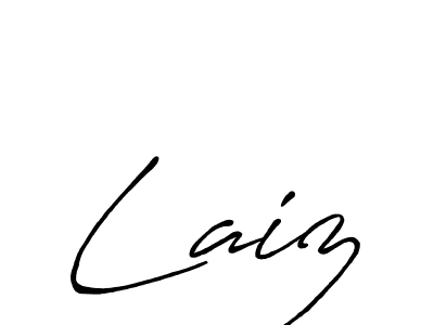 if you are searching for the best signature style for your name Laiz. so please give up your signature search. here we have designed multiple signature styles  using Antro_Vectra_Bolder. Laiz signature style 7 images and pictures png