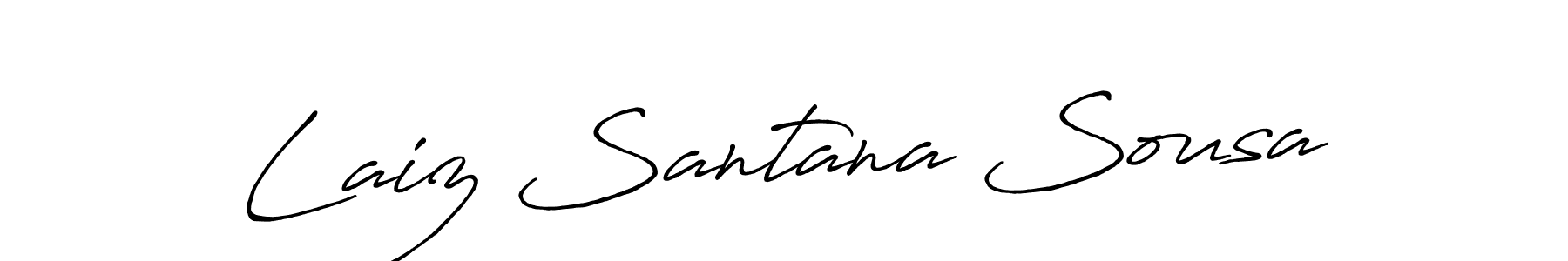 You can use this online signature creator to create a handwritten signature for the name Laiz Santana Sousa. This is the best online autograph maker. Laiz Santana Sousa signature style 7 images and pictures png