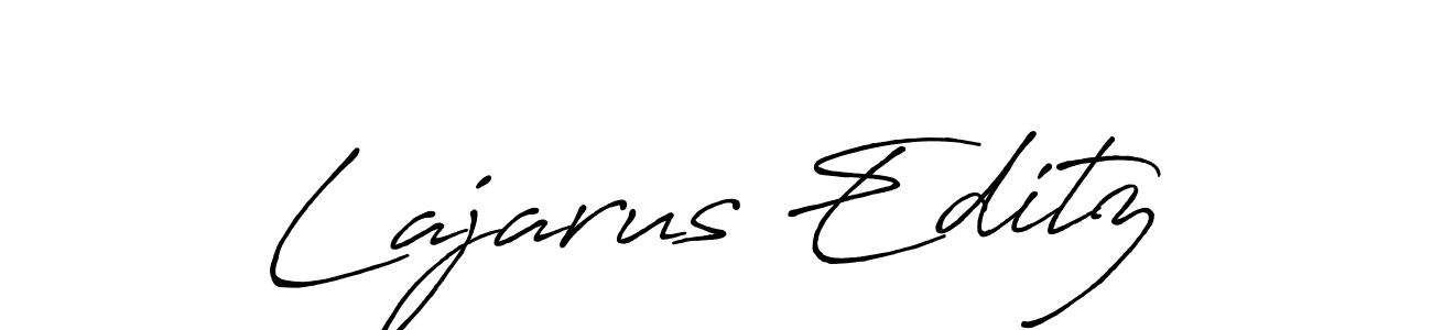 Once you've used our free online signature maker to create your best signature Antro_Vectra_Bolder style, it's time to enjoy all of the benefits that Lajarus Editz name signing documents. Lajarus Editz signature style 7 images and pictures png