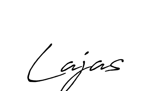 Once you've used our free online signature maker to create your best signature Antro_Vectra_Bolder style, it's time to enjoy all of the benefits that Lajas name signing documents. Lajas signature style 7 images and pictures png