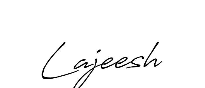 Create a beautiful signature design for name Lajeesh. With this signature (Antro_Vectra_Bolder) fonts, you can make a handwritten signature for free. Lajeesh signature style 7 images and pictures png