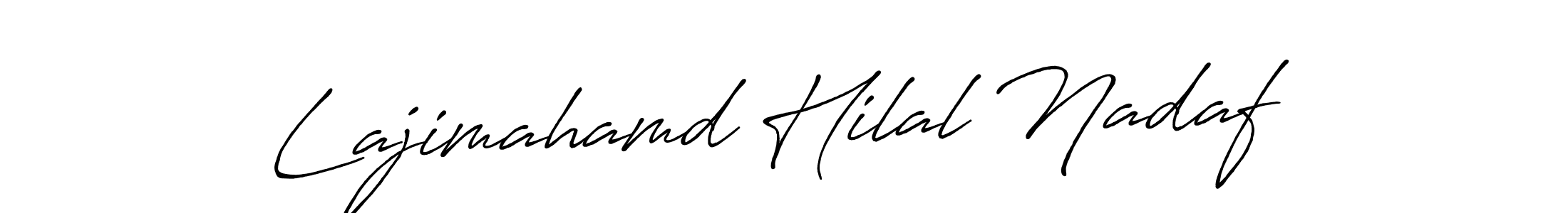 How to make Lajimahamd Hilal Nadaf signature? Antro_Vectra_Bolder is a professional autograph style. Create handwritten signature for Lajimahamd Hilal Nadaf name. Lajimahamd Hilal Nadaf signature style 7 images and pictures png