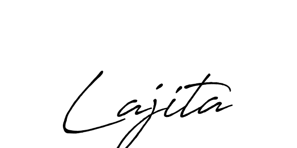 Also we have Lajita name is the best signature style. Create professional handwritten signature collection using Antro_Vectra_Bolder autograph style. Lajita signature style 7 images and pictures png