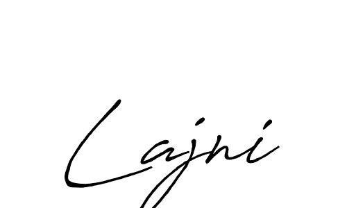 Antro_Vectra_Bolder is a professional signature style that is perfect for those who want to add a touch of class to their signature. It is also a great choice for those who want to make their signature more unique. Get Lajni name to fancy signature for free. Lajni signature style 7 images and pictures png