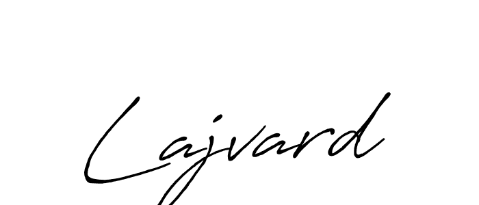 Lajvard stylish signature style. Best Handwritten Sign (Antro_Vectra_Bolder) for my name. Handwritten Signature Collection Ideas for my name Lajvard. Lajvard signature style 7 images and pictures png