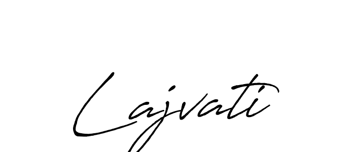 How to make Lajvati signature? Antro_Vectra_Bolder is a professional autograph style. Create handwritten signature for Lajvati name. Lajvati signature style 7 images and pictures png