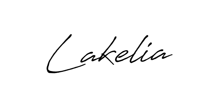 Design your own signature with our free online signature maker. With this signature software, you can create a handwritten (Antro_Vectra_Bolder) signature for name Lakelia. Lakelia signature style 7 images and pictures png