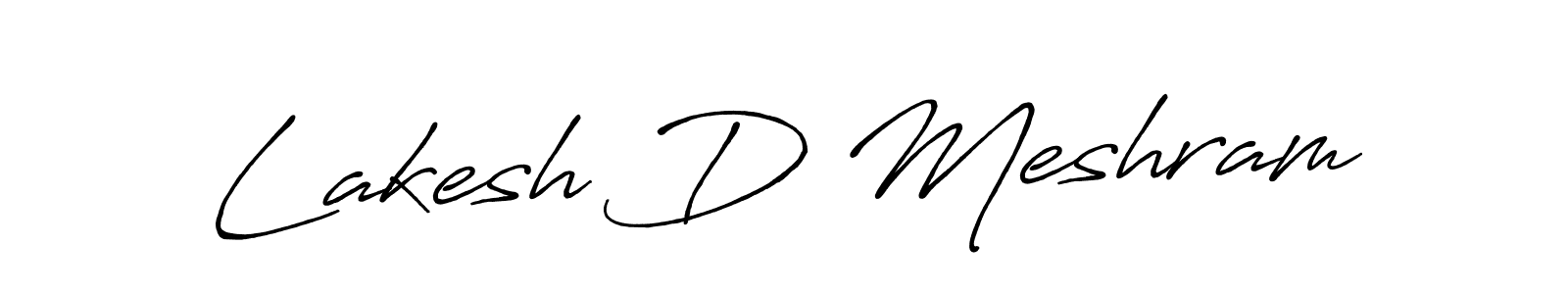 if you are searching for the best signature style for your name Lakesh D Meshram. so please give up your signature search. here we have designed multiple signature styles  using Antro_Vectra_Bolder. Lakesh D Meshram signature style 7 images and pictures png