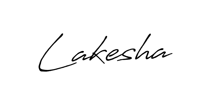 Create a beautiful signature design for name Lakesha. With this signature (Antro_Vectra_Bolder) fonts, you can make a handwritten signature for free. Lakesha signature style 7 images and pictures png