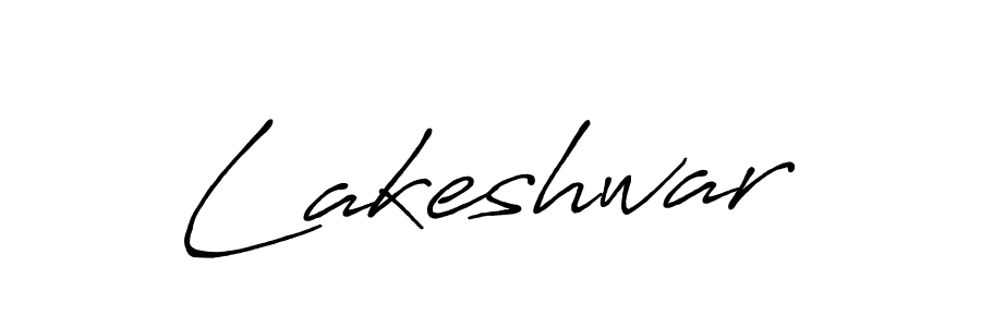 Use a signature maker to create a handwritten signature online. With this signature software, you can design (Antro_Vectra_Bolder) your own signature for name Lakeshwar. Lakeshwar signature style 7 images and pictures png