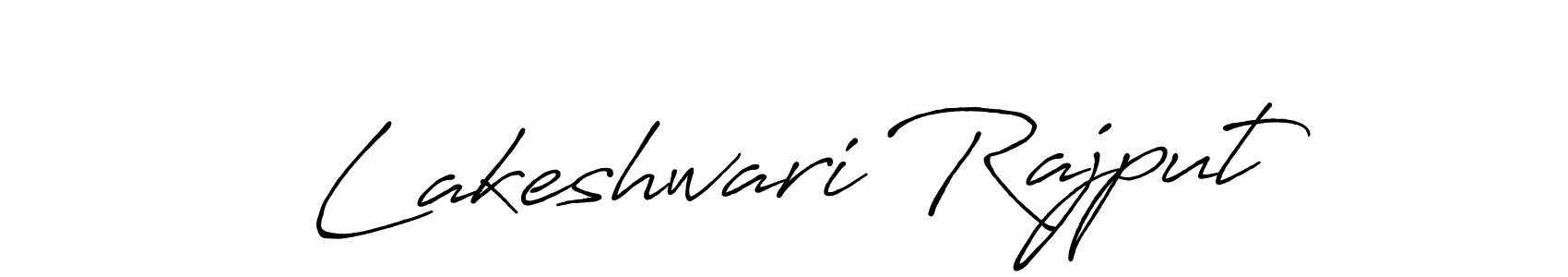 Use a signature maker to create a handwritten signature online. With this signature software, you can design (Antro_Vectra_Bolder) your own signature for name Lakeshwari Rajput. Lakeshwari Rajput signature style 7 images and pictures png