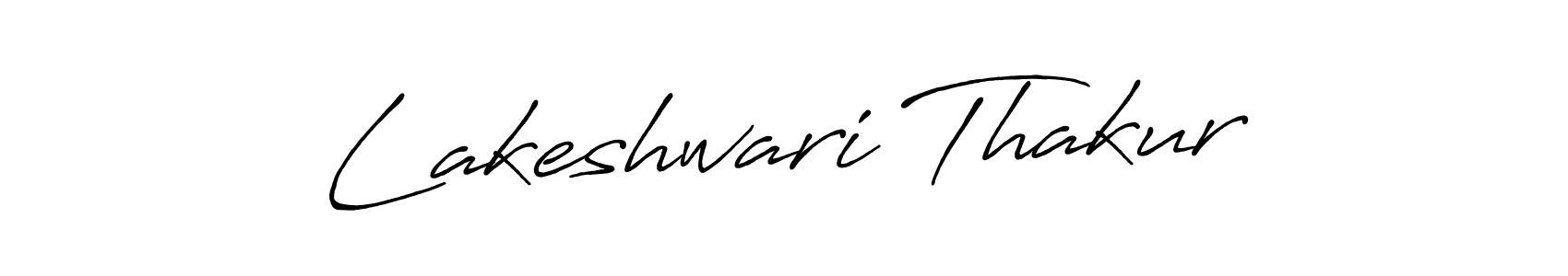 Use a signature maker to create a handwritten signature online. With this signature software, you can design (Antro_Vectra_Bolder) your own signature for name Lakeshwari Thakur. Lakeshwari Thakur signature style 7 images and pictures png