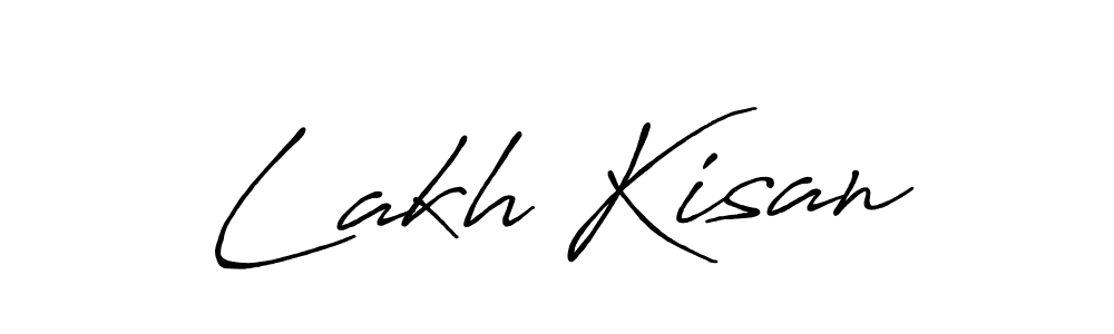 It looks lik you need a new signature style for name Lakh Kisan. Design unique handwritten (Antro_Vectra_Bolder) signature with our free signature maker in just a few clicks. Lakh Kisan signature style 7 images and pictures png