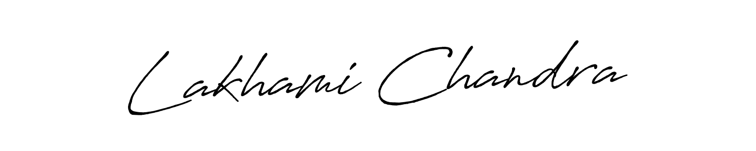 Design your own signature with our free online signature maker. With this signature software, you can create a handwritten (Antro_Vectra_Bolder) signature for name Lakhami Chandra. Lakhami Chandra signature style 7 images and pictures png