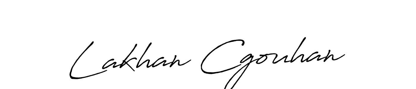 Antro_Vectra_Bolder is a professional signature style that is perfect for those who want to add a touch of class to their signature. It is also a great choice for those who want to make their signature more unique. Get Lakhan Cgouhan name to fancy signature for free. Lakhan Cgouhan signature style 7 images and pictures png