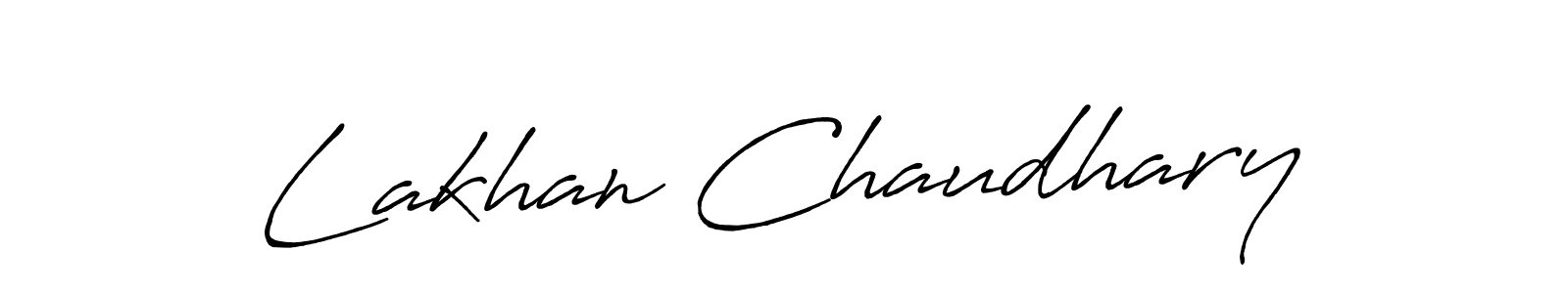 You should practise on your own different ways (Antro_Vectra_Bolder) to write your name (Lakhan Chaudhary) in signature. don't let someone else do it for you. Lakhan Chaudhary signature style 7 images and pictures png